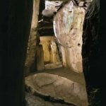 Thumbnail of http://Basin%20stone%20in%20Dowth%20North%20chamber%20from%20side%20chamber
