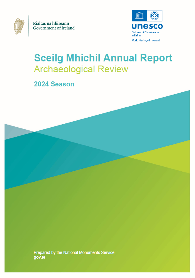 Sceilg Mhichíl Annual Report Archaeological Review 2024 Season Cover